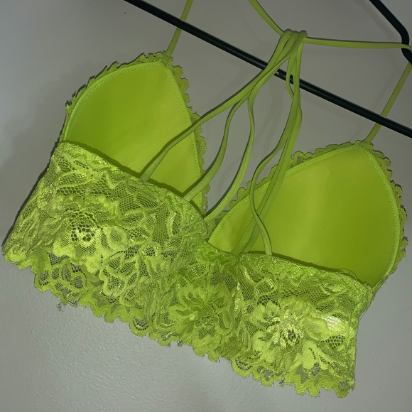 Neon Lace Lightly Padded Bandeau - Picture 2 of 3